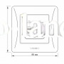 Розетка CAT6+CAT6 двойная компьютерная белая Videx Binera 